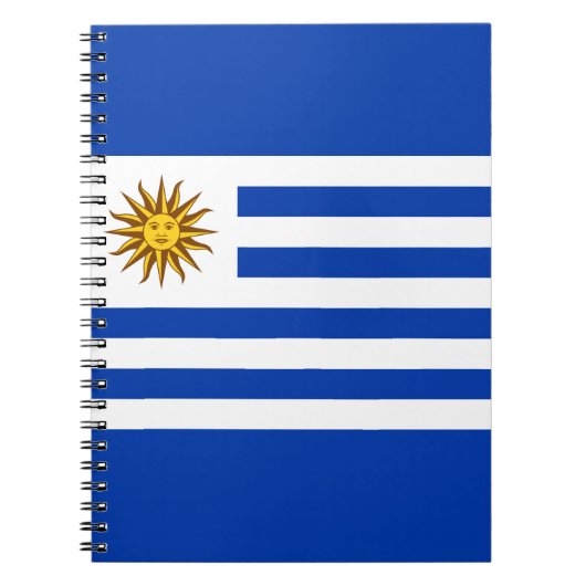 Uruguayische Flagge (Uruguay) Notizblock (Vorderseite)