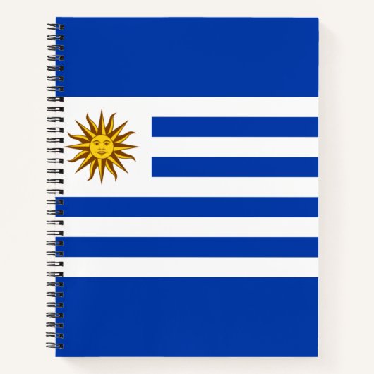 Uruguayische Flagge (Uruguay) Notizblock (Vorderseite)
