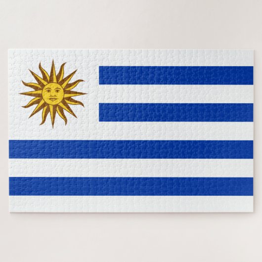 Uruguayische Flagge (Uruguay) Puzzle (Horizontal)