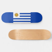 Uruguayische Flagge (Uruguay) Skateboard (Horizontal)