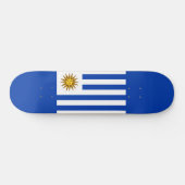 Uruguayische Flagge (Uruguay) Skateboard (Horizontal)