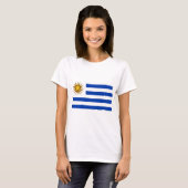 Uruguayische Flagge (Uruguay) T-Shirt (Vorne ganz)