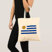 Uruguayische Flagge (Uruguay) Tragetasche (Vorderseite (Produkt))
