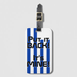 Uruguayische Nationalflagge Lustig Patriotisch Gepäckanhänger