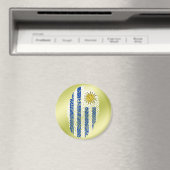 Uruguayische Touch-Fingerabdruckflagge Magnet (In Situ (Geschirrspüler))