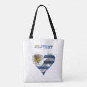 Uruguayisches Herz Tasche (Rückseite)