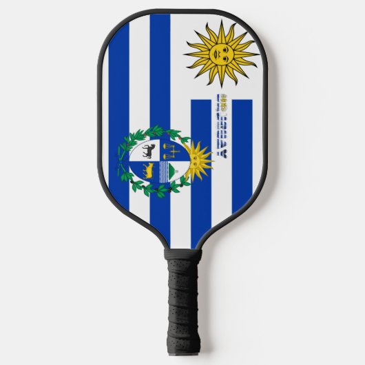 Uruguayisches Wappen Pickleball Schläger (Vorderseite)