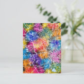 Ürümqi China Stadtkarte Postkarte (Stehend Vorderseite)