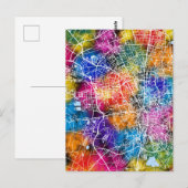 Ürümqi China Stadtkarte Postkarte (Vorne/Hinten)