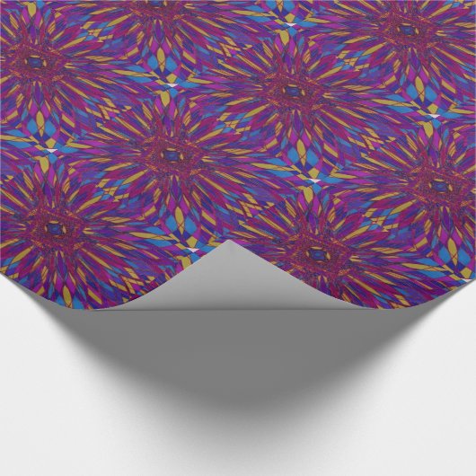 Urus-Gitterwerk-Mandala-Packpapier Geschenkpapier (Ecke)