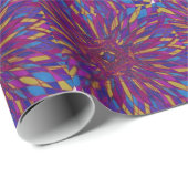 Urus-Gitterwerk-Mandala-Packpapier Geschenkpapier (Rolleneckpunkt)