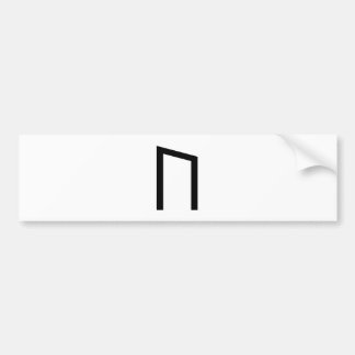 URUZ RUNE AUTOAUFKLEBER