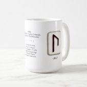 Uruz RuneStone 15 oz. Tasse (VorderseiteRechts)