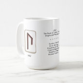 Uruz RuneStone 15 oz. Tasse (Vorderseite Links)