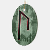 Uruz Viking Rune Ornament - Weisheit! (Links)