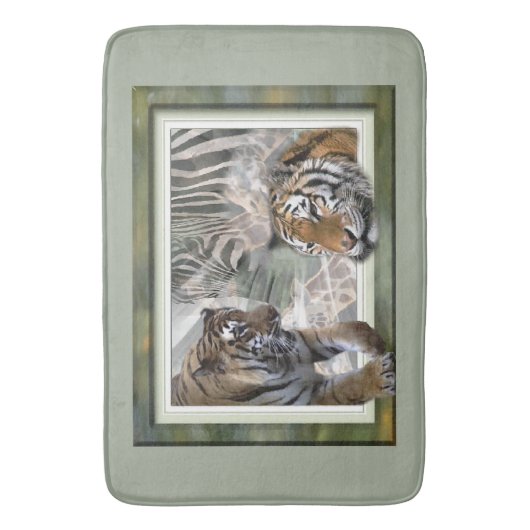 Urwald Badematte (Vorderseite Vertikal)