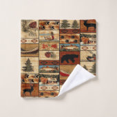 Urwald Badhandtuch Set (Waschlappen)