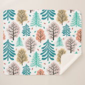 Urwald: Bezauberte Nahtlose Szene. Sherpadecke (Vorderseite (Horizontal))