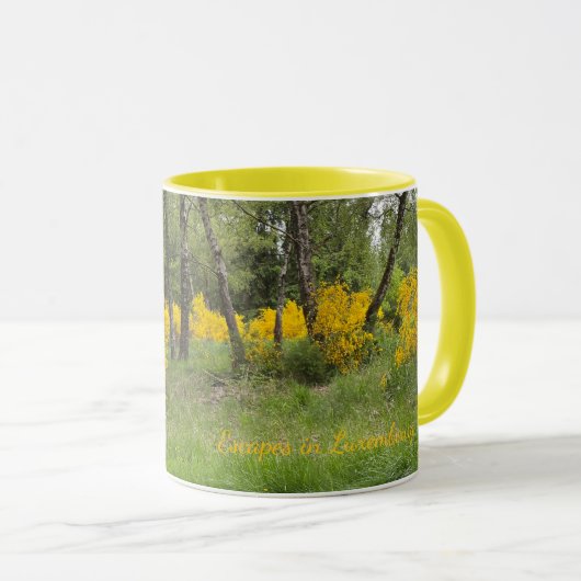 Urwald in Luxemburg - Reise Tasse (VorderseiteRechts)
