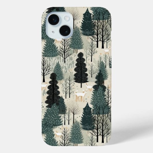 Urwald mit Hirschhanf Case-Mate iPhone Hülle (Rückseite)