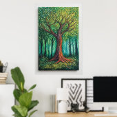 Urwald Poster (Heimbüro)