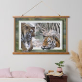 Urwald Wandteppich Mit Holzrahmen (Schlafzimmer)