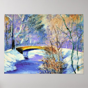 Ury - Tiergarten im Winter, Poster