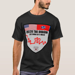 US129 Der Drache-Schwanz der 'Deals Gap Shield' au T-Shirt