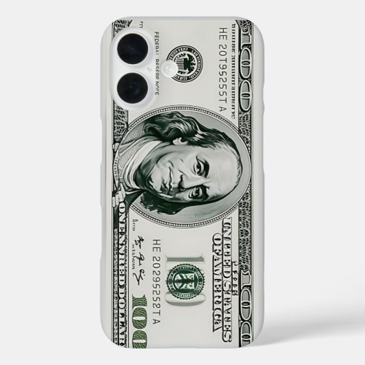 US $100 bill Case-Mate iPhone Hülle (Rückseite)