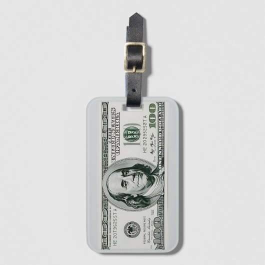 US-$100-Schein Gepäckanhänger (Vorderseite Vertikal)