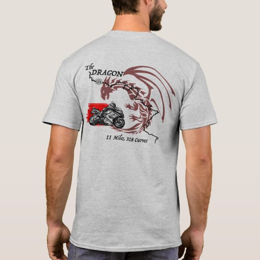 US 129 Der Drache T-Shirt (Rückseite)