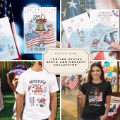 US 250 1776-2026 Texas Style 4th of July  Einladung