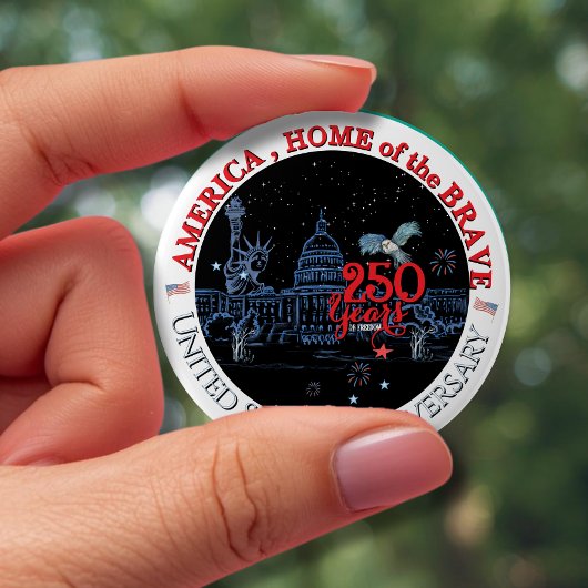 US 250 America Home of the Brave | Landmarks Button