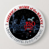 US 250 America Home of the Brave | Landmarks Button (Vorderseite)