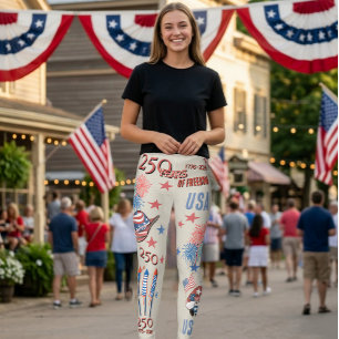 US 250-Jahr-Feier Patrioter Zwerg Leggings