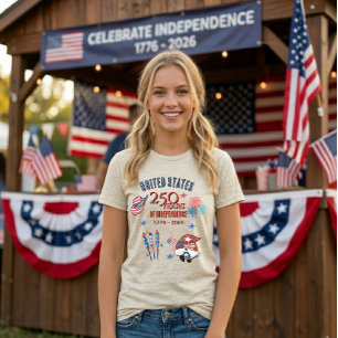 US 250-Jahr-Jubiläums-patriotischer Gnom Frauen- Tri-Blend Shirt