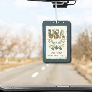 US 250 Jahre Freiheit Midnight Blue Botanical Autolufterfrischer