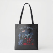 US 250 Jahre Freiheitsstatue & Adler Tasche (Vorderseite)