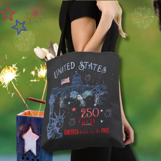 US 250 Jahre Freiheitsstatue & Adler Tasche