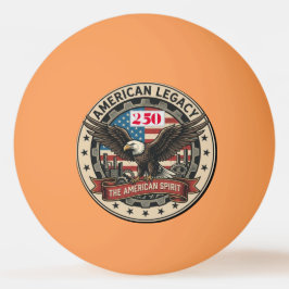 US 250. Jahrestag Tischtennisball