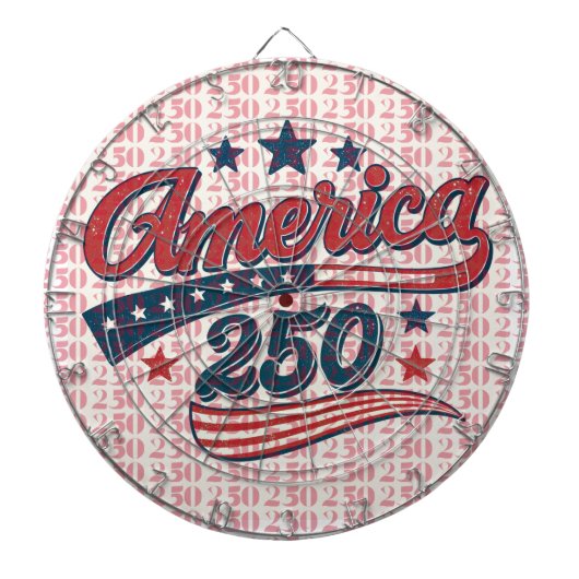 US 250. Jubiläum Dart Board Dartscheibe (vorne)