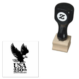 US 250. Jubiläum Gummistempel