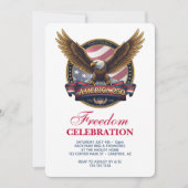 US 250. Jubiläums-Freiheitspartei Einladung (Vorderseite)