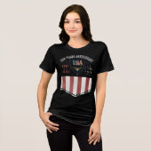 US 250 We the People Funky Patriotic Anniversary  Tri-Blend Shirt (Vorderseite voll)