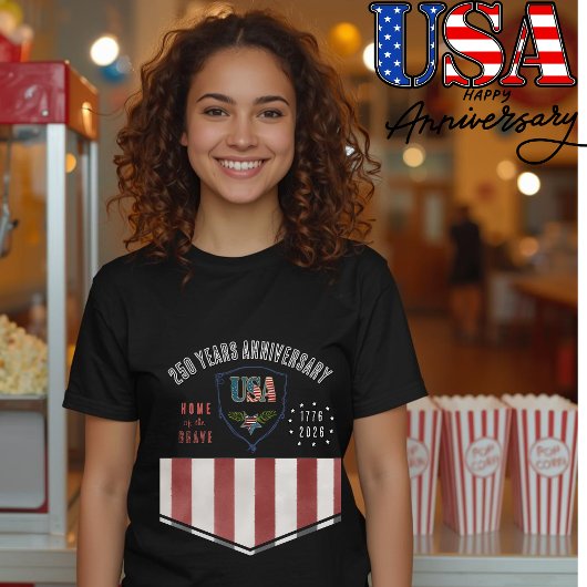 US 250 We the People Funky Patriotic Anniversary  Tri-Blend Shirt