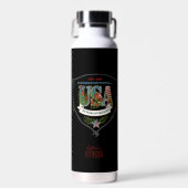 US 250 Years of Freedom Custom Botanical  Trinkflasche (Vorne)