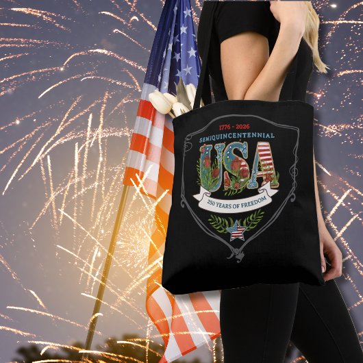 US 250 Years of Freedom Midnight Black Elegant  Tasche