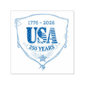 US 250 Years of Freedom Personalized Square Stamp Permastempel (Design)