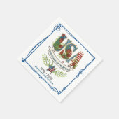 US 250 Years of Freedom Watercolor 4th July  Serviette (Ecke)