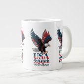 US 250th Anniversary  Jumbo-Tasse (Vorderseite Rechts)